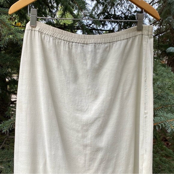 Sage Green Cotton Hippie Skirt - Picture 11 of 16